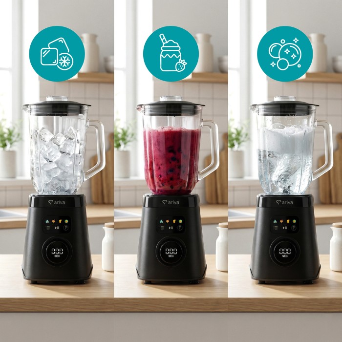 Ariva blender kielichowy z wyświetlaczem led